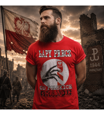 KOSZULKA PATRIOTYCZNI Łapy Precz